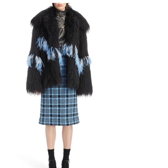 dries van noten feather coat